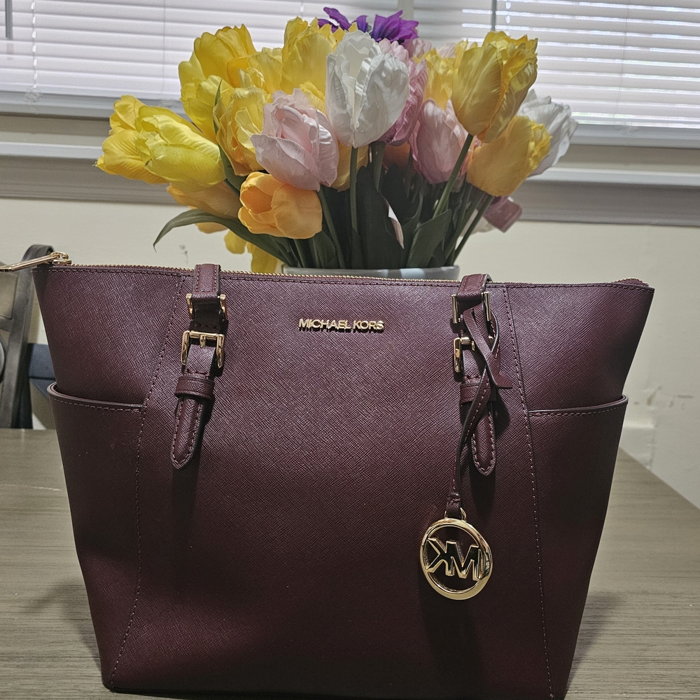 Michael Kors Oxblood Tote Bag